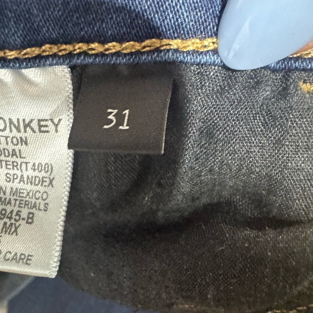 Flying Monkey Blue Women's Jeans - Picture 3 of 5